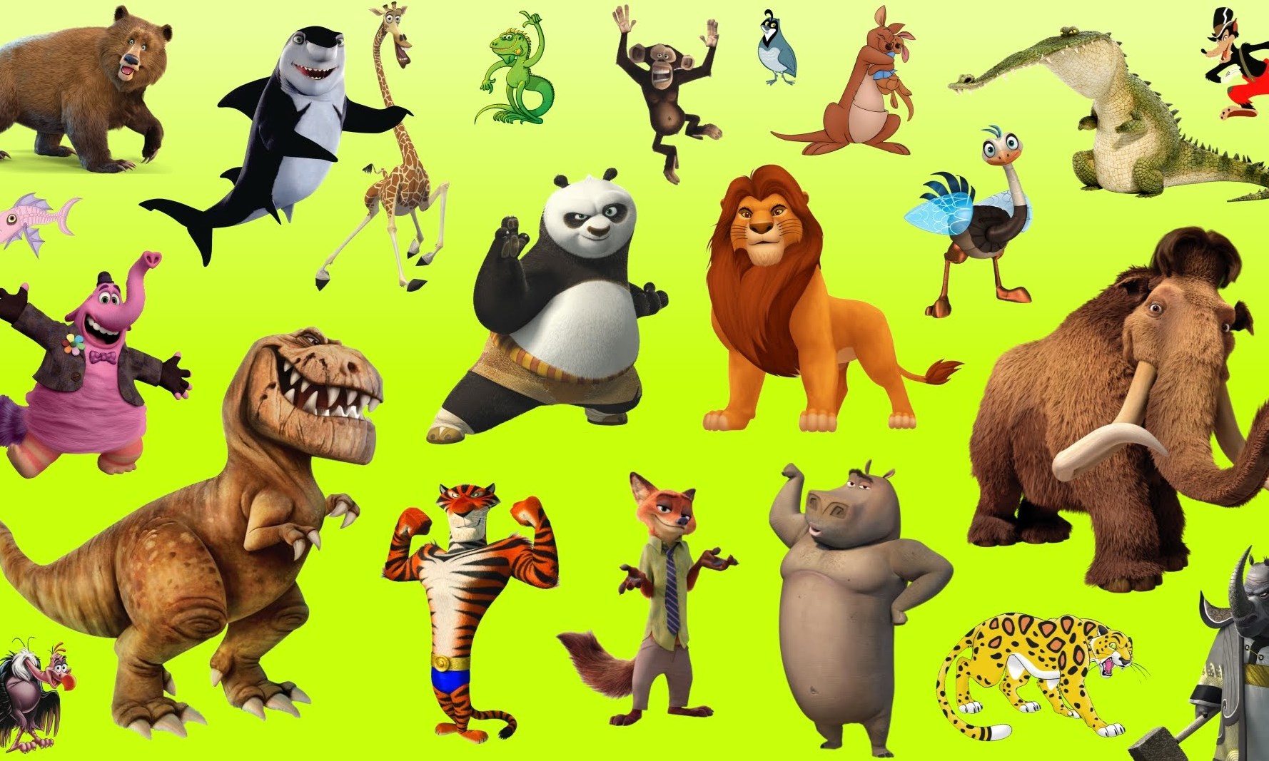 Câu hỏi trắc nghiệm với tranh  - Phần 4 - Chủ đề "Young animals 2"